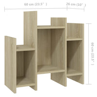 Thumbnail for Regalschrank Sonoma-Eiche 60x26x60 cm Holzwerkstoff