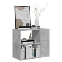 Thumbnail for Beistelltisch Betongrau 60x30x50 cm Holzwerkstoff