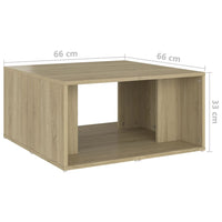 Thumbnail for Couchtische 4 Stk. Sonoma-Eiche 33x33x33 cm Holzwerkstoff