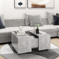 Thumbnail for Couchtisch Betongrau 60x60x38 cm Holzwerkstoff