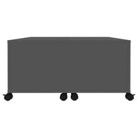Thumbnail for Couchtisch Grau 75x75x38 cm Holzwerkstoff
