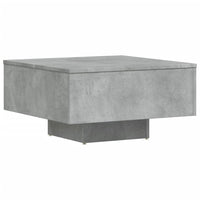 Thumbnail for Couchtisch Betongrau 60x60x31,5 cm Holzwerkstoff