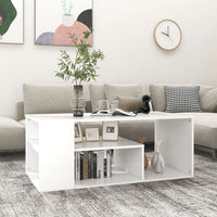 Thumbnail for Couchtisch Weiß 100x50x40 cm Holzwerkstoff