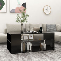 Thumbnail for Couchtisch Schwarz 100x50x40 cm Holzwerkstoff