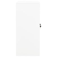 Thumbnail for Büroschrank Weiß 90x40x90 cm Stahl