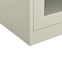 Thumbnail for Büroschrank Hellgrau 90x40x105 cm Stahl