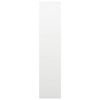 Thumbnail for Büroschrank Weiß 90x40x180 cm Stahl