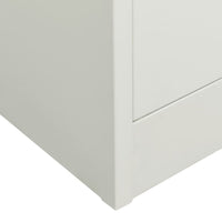 Thumbnail for Büroschrank Hellgrau 90x40x180 cm Stahl