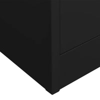 Thumbnail for Büroschrank Schwarz 90x40x180 cm Stahl