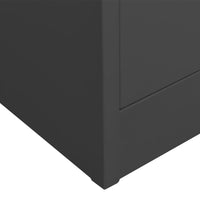 Thumbnail for Büroschrank Anthrazit 90x40x180 cm Stahl