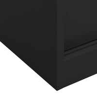 Thumbnail for Büroschrank mit Schiebetür Anthrazit 90x40x90 cm Stahl