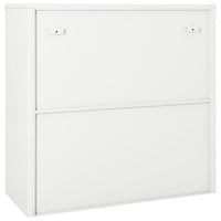 Thumbnail for Schrank mit Schiebetür Weiß 90x40x90 cm Stahl