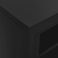 Thumbnail for Schrank mit Schiebetür Anthrazit 90x40x90 cm Stahl