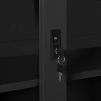 Thumbnail for Schrank mit Schiebetür Anthrazit 90x40x90 cm Stahl