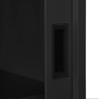Thumbnail for Schrank mit Schiebetür Anthrazit 90x40x90 cm Stahl