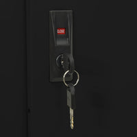 Thumbnail for Büroschrank mit Schiebetür Anthrazit 90x40x180 cm Stahl