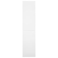 Thumbnail for Büroschrank mit Schiebetüren Weiß 90x40x180 cm Stahl