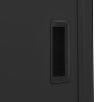 Thumbnail for Büroschrank mit Schiebetür Anthrazit 90x40x180 cm Stahl