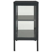 Thumbnail for Sideboard Anthrazit 70x35x70 cm Stahl und Glas