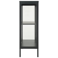 Thumbnail for Sideboard Anthrazit 75x35x105 cm Stahl und Glas