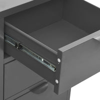 Thumbnail for Sideboard Anthrazit 75x35x70 cm Stahl und Hartglas
