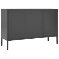 Thumbnail for Sideboard Anthrazit 105x35x70 cm Stahl und Hartglas