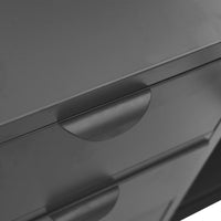 Thumbnail for Sideboard Anthrazit 105x35x70 cm Stahl und Hartglas