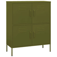 Thumbnail for Lagerschrank Olivgrün 80x35x101,5 cm Stahl
