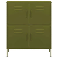 Thumbnail for Lagerschrank Olivgrün 80x35x101,5 cm Stahl