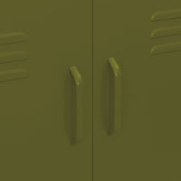 Thumbnail for Lagerschrank Olivgrün 80x35x101,5 cm Stahl
