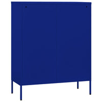 Thumbnail for Lagerschrank Marineblau 80x35x101,5 cm Stahl