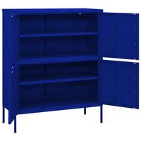 Thumbnail for Lagerschrank Marineblau 80x35x101,5 cm Stahl