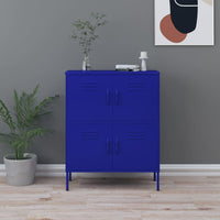 Thumbnail for Lagerschrank Marineblau 80x35x101,5 cm Stahl