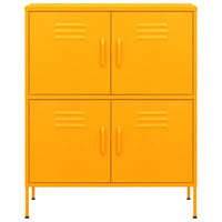 Thumbnail for Lagerschrank Senfgelb 80x35x101,5 cm Stahl