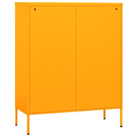 Thumbnail for Lagerschrank Senfgelb 80x35x101,5 cm Stahl