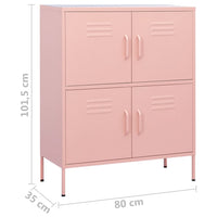 Thumbnail for Lagerschrank Rosa 80x35x101,5 cm Stahl