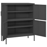 Thumbnail for Lagerschrank Anthrazit 80x35x101,5 cm Stahl