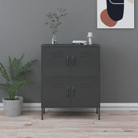 Thumbnail for Lagerschrank Anthrazit 80x35x101,5 cm Stahl