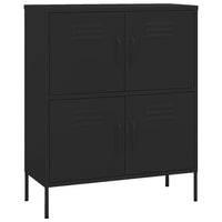 Thumbnail for Lagerschrank Schwarz 80x35x101,5 cm Stahl
