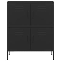 Thumbnail for Lagerschrank Schwarz 80x35x101,5 cm Stahl