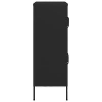 Thumbnail for Lagerschrank Schwarz 80x35x101,5 cm Stahl