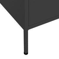 Thumbnail for Lagerschrank Schwarz 80x35x101,5 cm Stahl