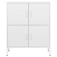 Thumbnail for Lagerschrank Weiß 80x35x101,5 cm Stahl