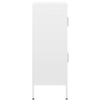 Thumbnail for Lagerschrank Weiß 80x35x101,5 cm Stahl