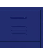 Thumbnail for Schubladenschrank Marineblau 80x35x101,5 cm Stahl
