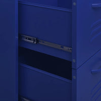 Thumbnail for Schubladenschrank Marineblau 80x35x101,5 cm Stahl