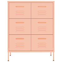 Thumbnail for Schubladenschrank Rosa 80x35x101,5 cm Stahl