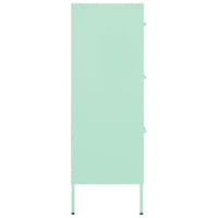 Thumbnail for Schubladenschrank Minzgrün 80x35x101,5 cm Stahl