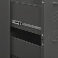 Thumbnail for Schubladenschrank Anthrazit 80x35x101,5 cm Stahl