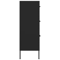 Thumbnail for Schubladenschrank Schwarz 80x35x101,5 cm Stahl